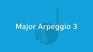 แบบฝึกหัด Major Arpeggio 3