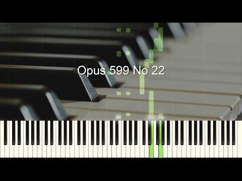 Erster Lehrmeister Opus 599 No 22 - Piano