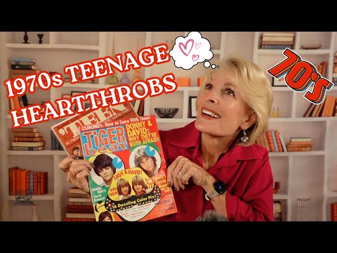 1970s TEEN HEARTTHROBS - TIGER BEAT AND TEEN UK MAGAZINE FLIPS! #softspoken #asmr