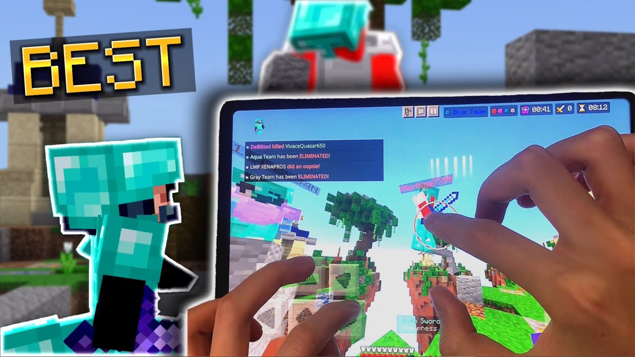 I Became The BEST Touch Controls Mobile Player in Minecraft