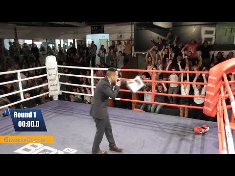 MC Isaac Savage Leads the Packed Out Crowd at ABA Stadium in a Mexican Wave