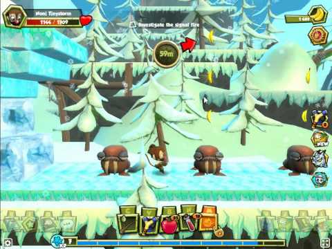 MonkeyQuest #12 Noni Playing on Ice