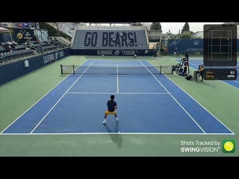 Ryan Torres (UC Davis) vs. Theo Dean (Cal) - Ten Longest Rallies