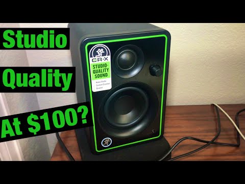 Studio quality at an affordable price for your home studio! The Mackie CR-3X Studio Monitors