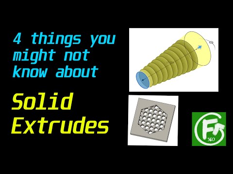Fusion 360 | 4 things you might not know about solid extrudes