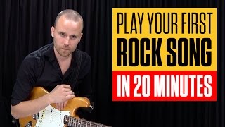 Play Easy Beginner Rock Riffs, Licks and Chords | Rock Guitar Lesson | Guitar Tricks