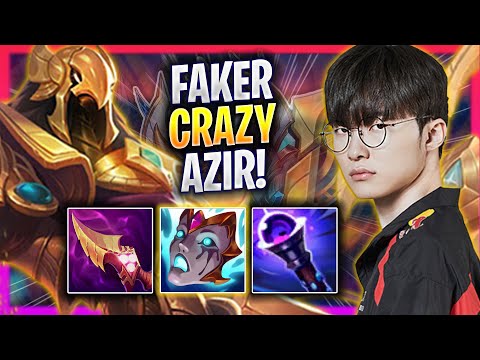 FAKER CRAZY GAME WITH AZIR! - T1 Faker Plays Azir MID vs Leblanc! | Season 2024