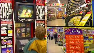 Shopping at Toys R US in 1998