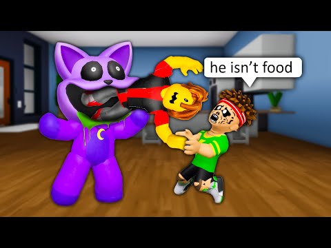 POPPY PLAYTIME CHAPTER 3: CATNAP ATTACK 😱 (ROBLOX Brookhaven 🏡RP - FUNNY MOMENTS)