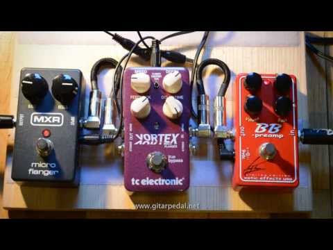 TC Electronics Vortex Flanger vs. MXR Micro Flanger with a Fender Blues Jr. and Stratocaster