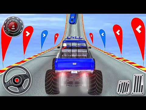 US Police Limo Ramp Car Stunts Police Car Games