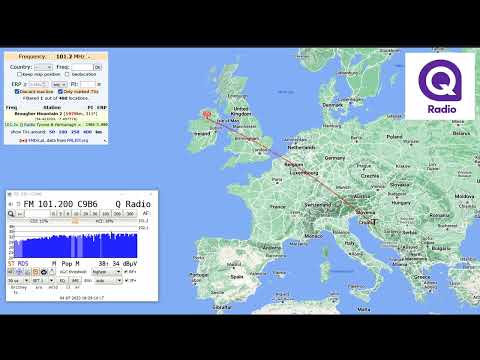 FM DX 🇬🇧 Radio stations from United Kingdom - received in Bosnia (04-07-2023 Sporadic E)