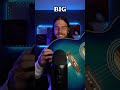 Mini Acoustic VS. BIG Acoustic Guitar ASMR!