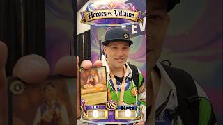 Heroes vs. Villians with special guest @LivingLorcana ! #disneylorcana
