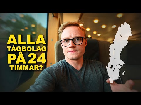 Utmaning: Kan vi resa med alla tågbolag i Sverige på 24 timmar?