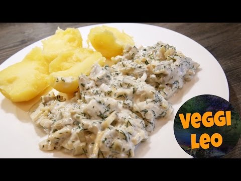 Falscher Heringssalat | Heringsstip | Dillhappen | vegan