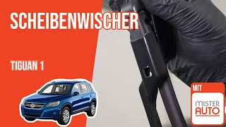 Youtube thumbnail of video "Wie Tiguan 1 Scheibenwischer wechseln 🌧"
