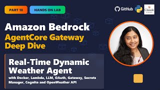 Amazon Bedrock AgentCore – Part 18 | Real-Time Dynamic Weather Agent with Docker, Gateway & OAuth