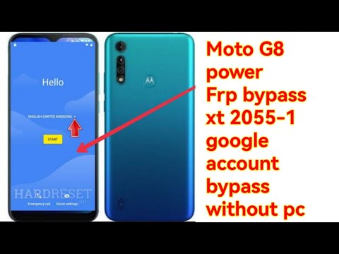 Moto G8 Power Frp bypass Android 10 xt2055-1 frp bypass  New Method Without PC 2021 #xt2055-1 #g8