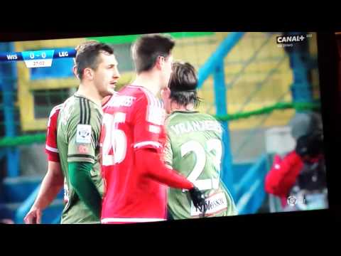 Tomasz Brzyski, free kick against Wisła Kraków