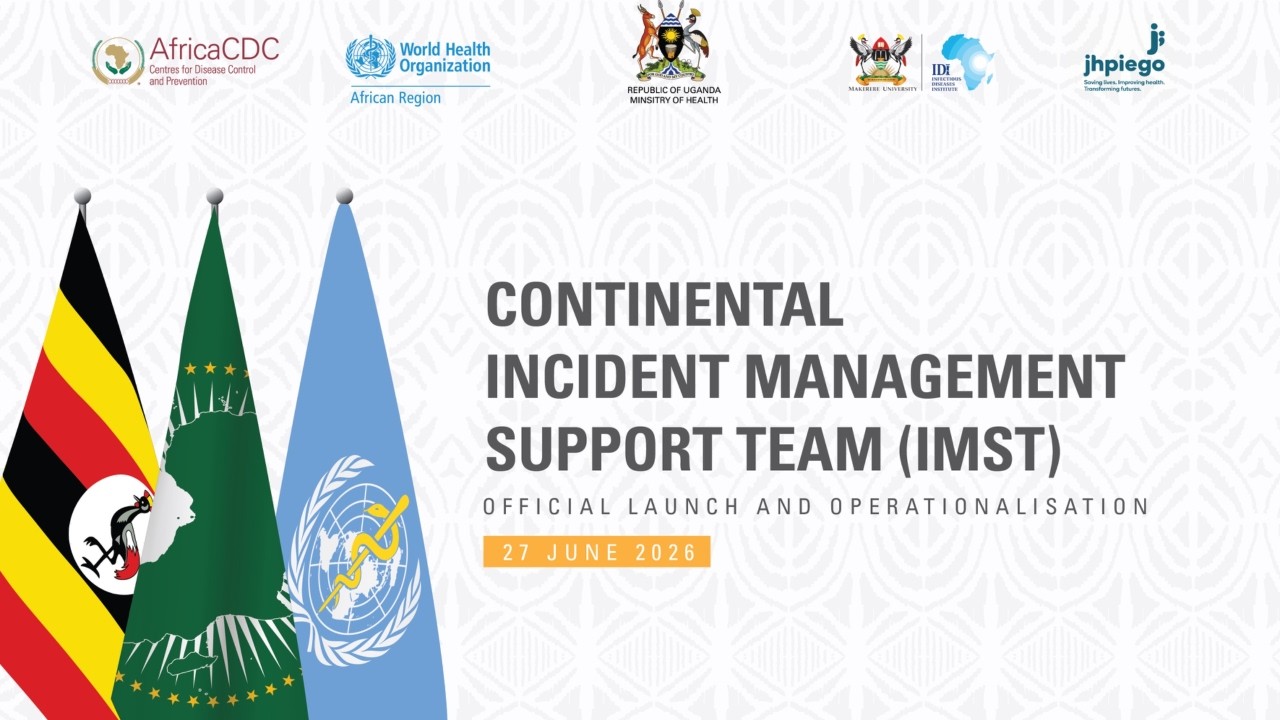 The launch of the Continental Incident Management Support Team (IMST)