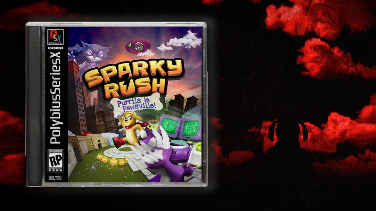 Video de YouTube: Sparky Rush: Purrils in Pawsville! mezcla terror analógico y plataformas de PS1