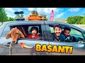 SNATCHER AGAE😱 SURVIVING 24 HOURS WITH BASANTI IN CAR 🚘🫤| BABY COW