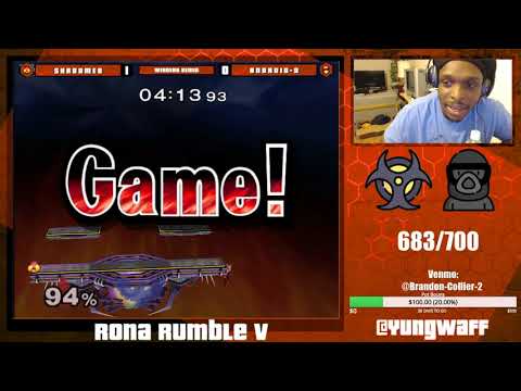 Rona Rumble: West Coast VII | Winner's Semis | Shroomed (Sheik) vs Android-0 (C.Falcon)