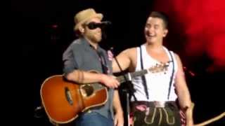 ANDREAS GABALIER und GREGOR MEYLE - HEUTE NACHT (HEIT IN DER NACHT) - LIVE WIEN KRIEAU 15.8.2014