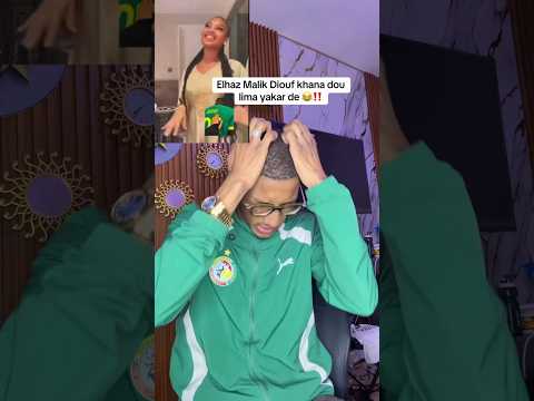 Copine de El hadj Malick Diouf 😳 #senegal