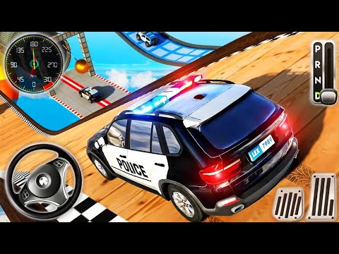 Police Prado Car Stunt Racing - Ramp Car Stunts Simulator 3D - Android GamePlay