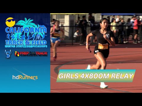 2025 TF - California Winter Championships - Girls 4x800 Relay Finals