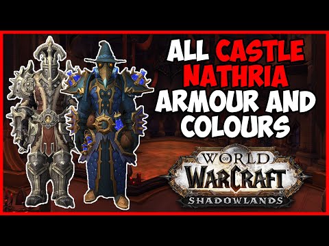 ALL Castle Nathria Armour Sets and Colours - WoW Shadowlands