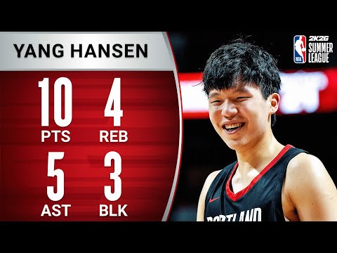 Yang Hansen SHOWED HIS BAG vs Warriors In Summer League | July 11, 2025