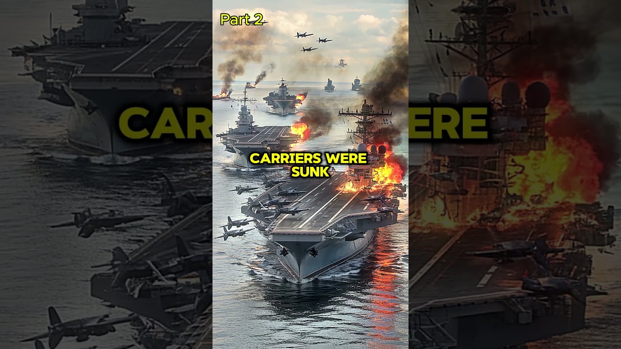 Battle of Midway: USA Turns the Tide Against Japan | WWII #shorts #worldwar2