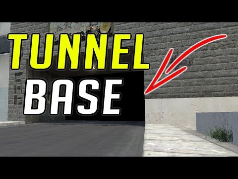 How To Make a Secret Tunnel Base - Hidden Printer Base DarkRP