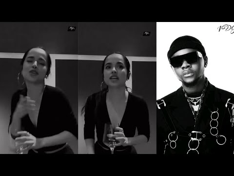 Becky G Vibing To Her Verse On Kizz Daniel COUGH Remix