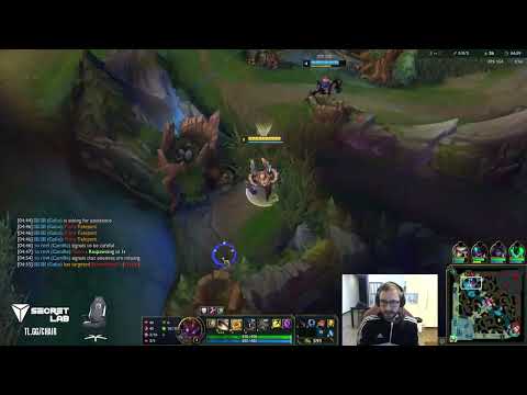 TL Bjergsen god tier countergank into malding bjergsen