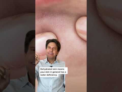 Do I have dry skin or dehydrated skin? 🤔Dermatologist explains! #dryskin