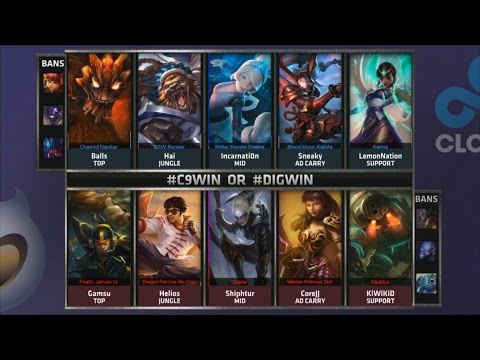 C9 vs DIG Game 2 Highlights - CLOUD 9 vs TEAM DIGNITAS - Week 7 NA LCS SUMMER 2015