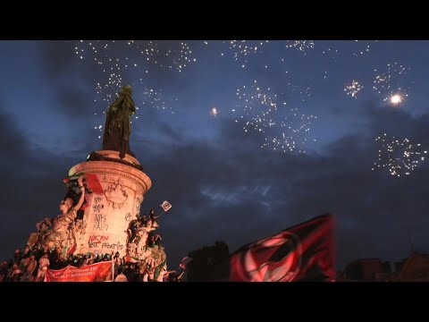 Video Thumbnail: French left celebrates victory at Place de la Republique in Paris | AFP