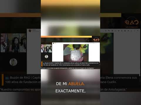#BuzonDeRAO | Centenario María Elena: Jeka muestra la medalla que ganó su abuela en 1933.