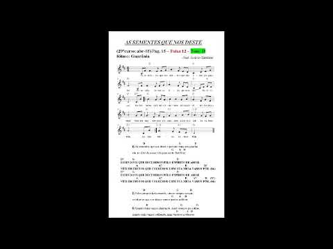 AS SEMENTES QUE NOS DESTE