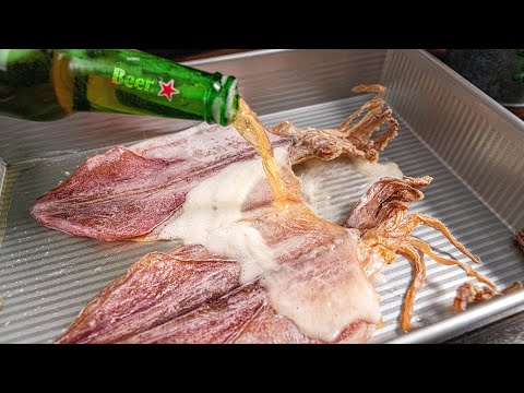Thử đổ thứ này vào khô mực và cái kết bất ngờ ! Dried squid recipe