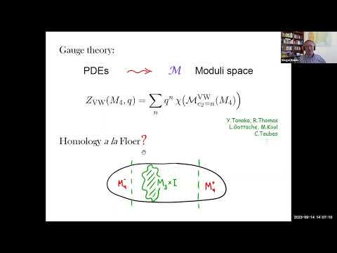 Sergei Gukov, CalTech: Floer theory and quantum groups
