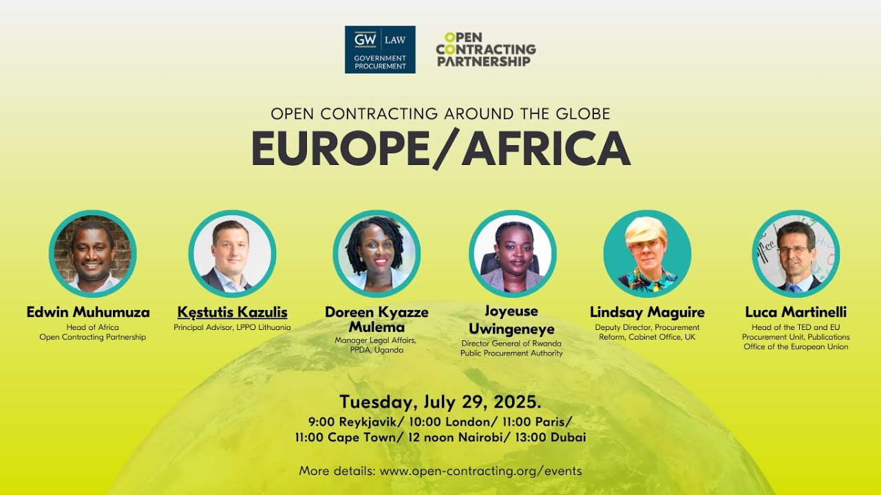 Open Contracting around the globe - Africa/Europe edition