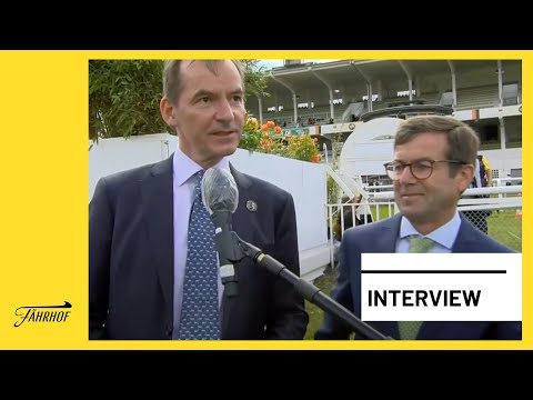 Interview mit Trainer Peter Schiergen und Dr. Andreas Jacobs nach dem BBAG Steher-Auktionsrennen