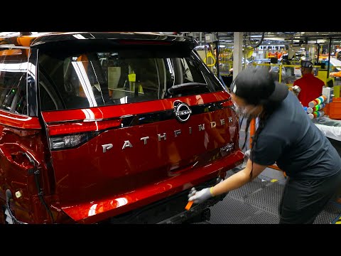 , title : '2022 Nissan Pathfinder production in the U.S & Walkaround / Features'