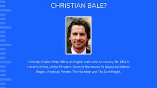 How tall is Christian Bale - Height Revealed