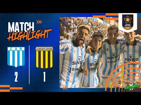 ⚽️ RACING CBA 2 - ALMIRANTE BROWN 1 compacto | Fecha 5 - Primera Nacional | #ElAscensoX3